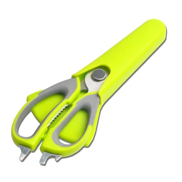 10-in-1 Mighty Home & Kitchen Shears Tool With Professional-Grade Stainless Steel Blades and Bonus Magnetic Sheath
