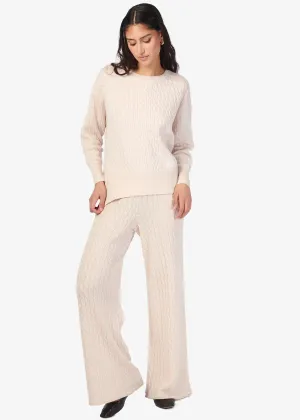 Cami NYC Onur Cable Knit Pant Cannoli